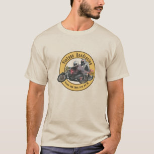 Vintage-Motorrad-Renn-T-Shirt T-Shirt