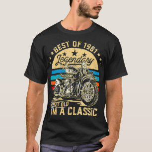 Vintage Motorrad Retro Ich Bin Nicht Alt Ich Bin E T-Shirt