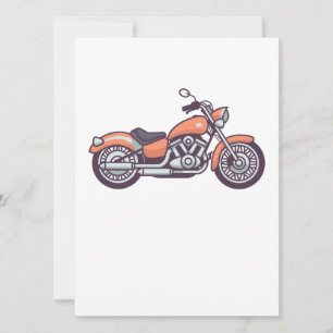 Vintage-Motorrad Retro-Motorrad Biker-Fahrrad-Gesc Feiertagskarte