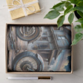 Vintage Motorraddekoutierung Seidenpapier (Geschenk)