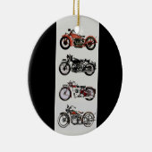 VINTAGE MOTORRÄDER KERAMIKORNAMENT (Rechts)