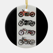 VINTAGE MOTORRÄDER KERAMIKORNAMENT (Vorne)