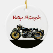 VINTAGE MOTORRÄDER KERAMIKORNAMENT (Hinten)