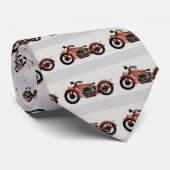 VINTAGE MOTORRÄDER KRAWATTE (Gerollt)