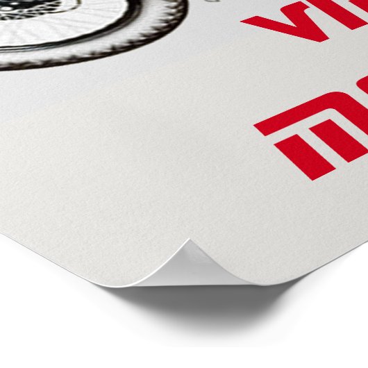 Vintage MOTORRÄDER Poster (Ecke)