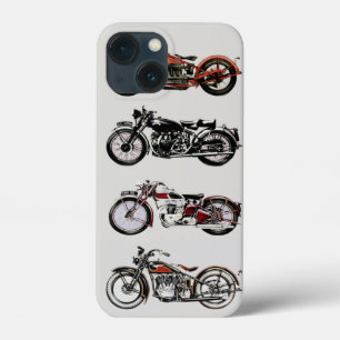 VINTAGE MOTORRÄDER, rot Case-Mate iPhone Hülle