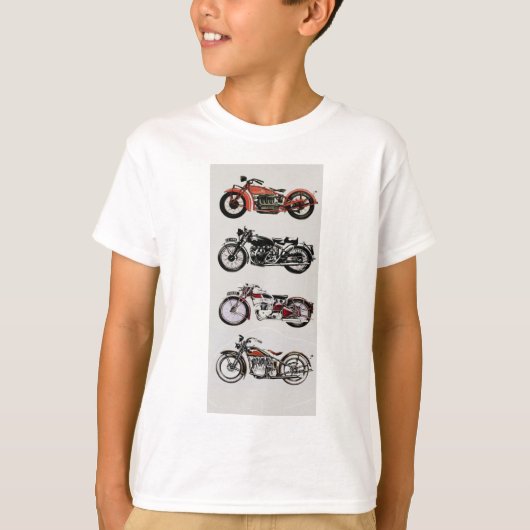 VINTAGE MOTORRÄDER T-Shirt (Vorderseite)