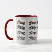VINTAGE MOTORRÄDER TASSE (Links)