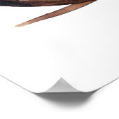 Vintage Motorradfarbe Poster (Ecke)