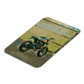 Vintage Motorradkunst Magnet (Linke Seite)
