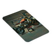 Vintage Motorradkunst Magnet (Rechte Seite)
