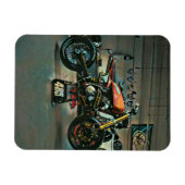 Vintage Motorradkunst Magnet (Horizontal)