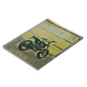 Vintage Motorradkunst Notizblock (Linke Seite)