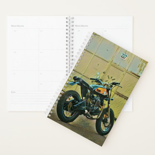 Vintage Motorradkunst Planer (Anzeige)