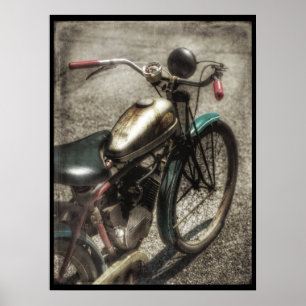 Vintage Motorradposter Poster