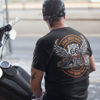 Vintage Motorradroute 66 Engel Wings individuell g T-Shirt