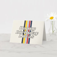 Vintage Motorsport Racing Stripe Name Retro Auto