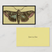 Vintage Motten-kundengerechte Geschäfts-Karte Visitenkarte (Vorne/Hinten)