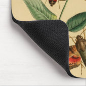 Vintage-Motten-Mauspad Mousepad (Ecke)