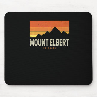 Vintage Mount Elbert Colorado Berge Wandern Sonne Mousepad
