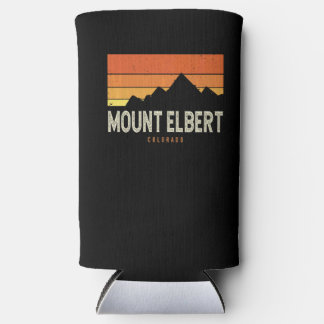 Vintage Mount Elbert Colorado Berge Wandern Sonne Selters Dosenkühler