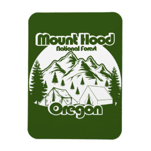 Vintage Mount Hood Nationalforest Magnet
