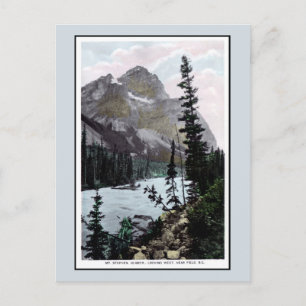 Vintage Mount Stephen Field BC Kanada Foto Postkarte