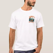 Vintage Mountain Calling Retro Camping T-Shirt (Vorderseite)