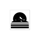 Vintage Mountain Cookie Cutter – Retro Adventure Gummistempel (Prägung)