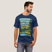 Vintage Mountain Landscape gift T-Shirt (Vorne ganz)
