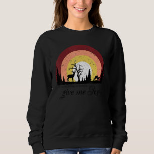 Vintage Mountain Wenn ich mich erhebe, gib mir Jes Sweatshirt