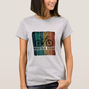 Vintage-Mountainbike-Fahren T-Shirt