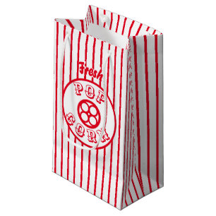 Vintage Movie Theater Popcorn Vorlage Kleine Geschenktüte