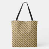 Vintage-Möwen im diagonalen Flugmuster Tasche (Rückseite)