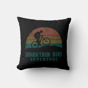 Vintage MTB-Abenteuer - Mountainbiking Kissen