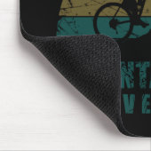 Vintage MTB-Abenteuer - Mountainbiking Mousepad (Ecke)