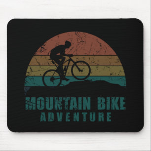 Vintage MTB-Abenteuer - Mountainbiking Mousepad