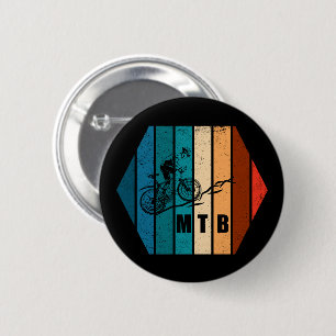 Vintage-MTB-Downhill-Mountainbiking Button