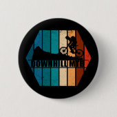Vintage-MTB-Downhill-Mountainbiking Button (Vorderseite)