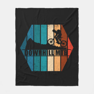 Vintage-MTB-Downhill-Mountainbiking Fleecedecke
