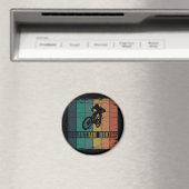 Vintage-MTB-Downhill-Mountainbiking Magnet (In Situ (Geschirrspüler))