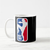 Vintage Muay Thai Kämpfer Mma Straßenkampf Kickbox Kaffeetasse (Links)