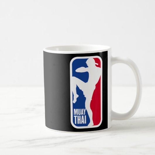Vintage Muay Thai Kämpfer Mma Straßenkampf Kickbox Kaffeetasse (Rechts)