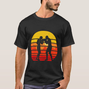 Vintage Muay Thai Kämpfer Retro Thai Kickboxen Kic T-Shirt