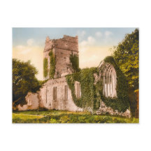 Vintage Muckross Abbey Killarney Irland