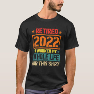 Vintage müde 2022 habe ich das ganze Leben dafür g T-Shirt