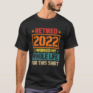 Vintage müde 2022 habe ich das ganze Leben dafür g T-Shirt