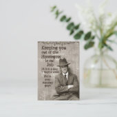 Vintage Mugshot-Bail-Anleihen Visitenkarte (Stehend Vorderseite)