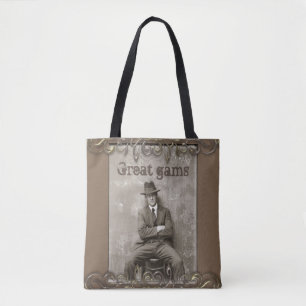 Vintage-Mugshot "Großartige Beine" lustiger Mafios Tasche