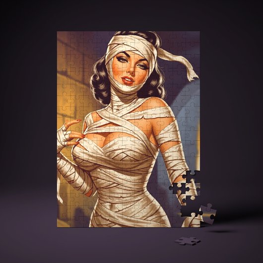 Vintage-Mumie Pin-up Puzzle